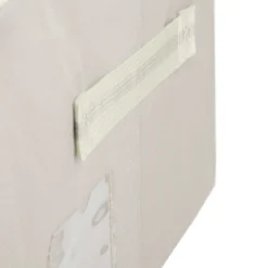 Scatola armadio 50x40x20 cm doppia cerniera e scritta tortora