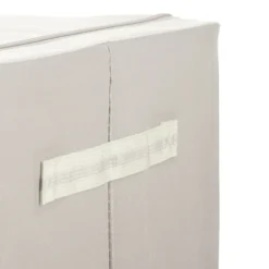 Scatola armadio 50x40x33 cm doppia cerniera e scritta tortora