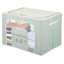 Scatola armadio 62x44x40 cm doppia cerniera e scritta verde