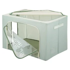 Scatola armadio 62x44x40 cm doppia cerniera e scritta verde