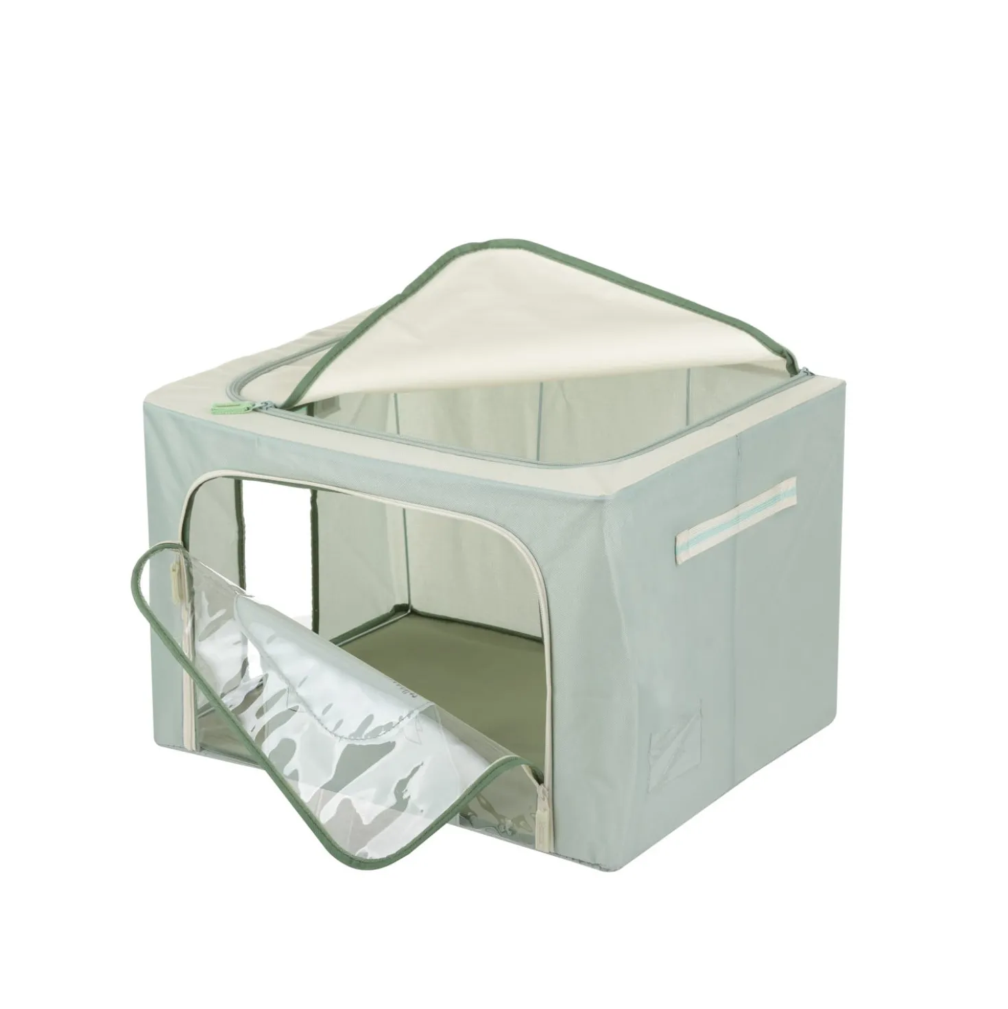 Scatola armadio 50x40x33cm doppia cerniera e scritta verde