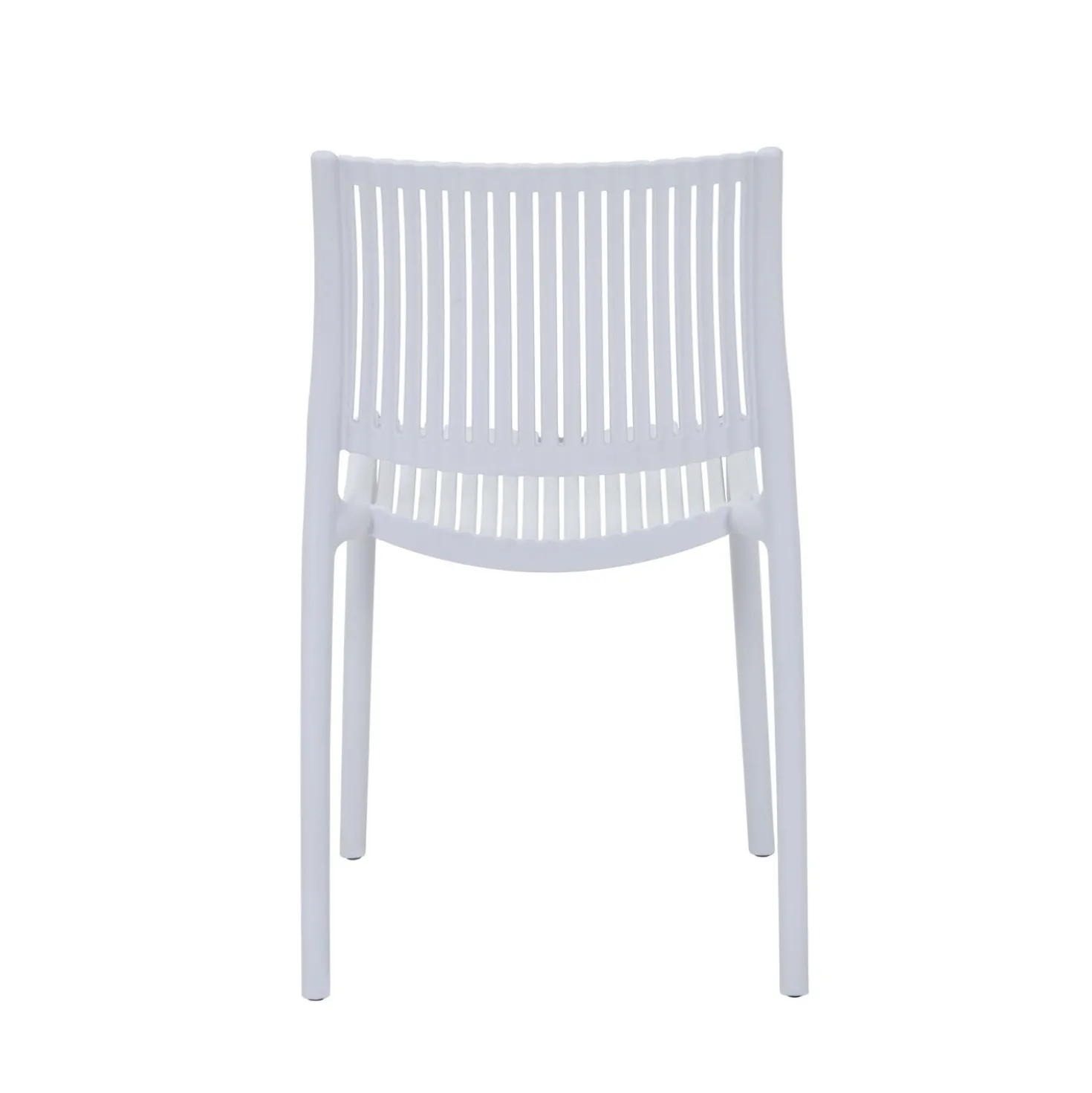 Sedia da giardino in plastica 42x41x80,5 cm grigio