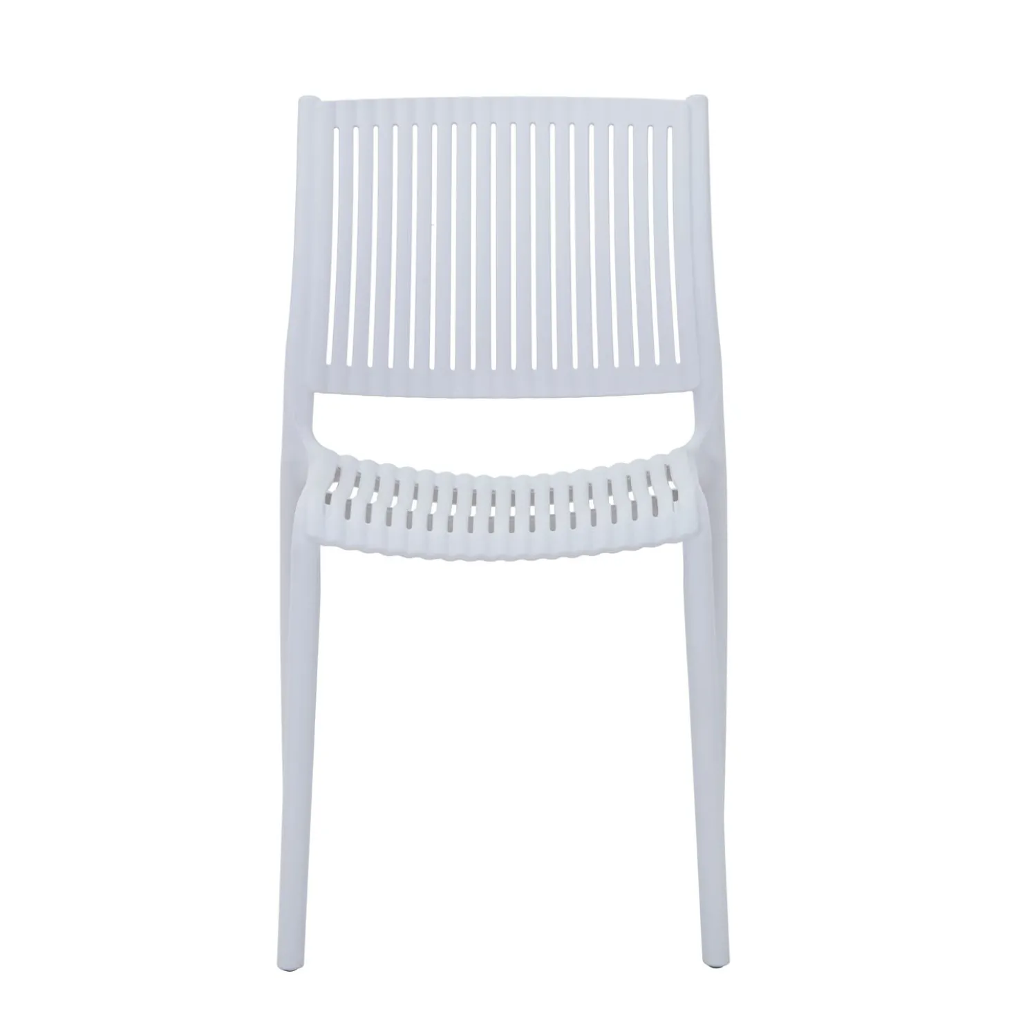 Sedia da giardino in plastica 42x41x80,5 cm grigio