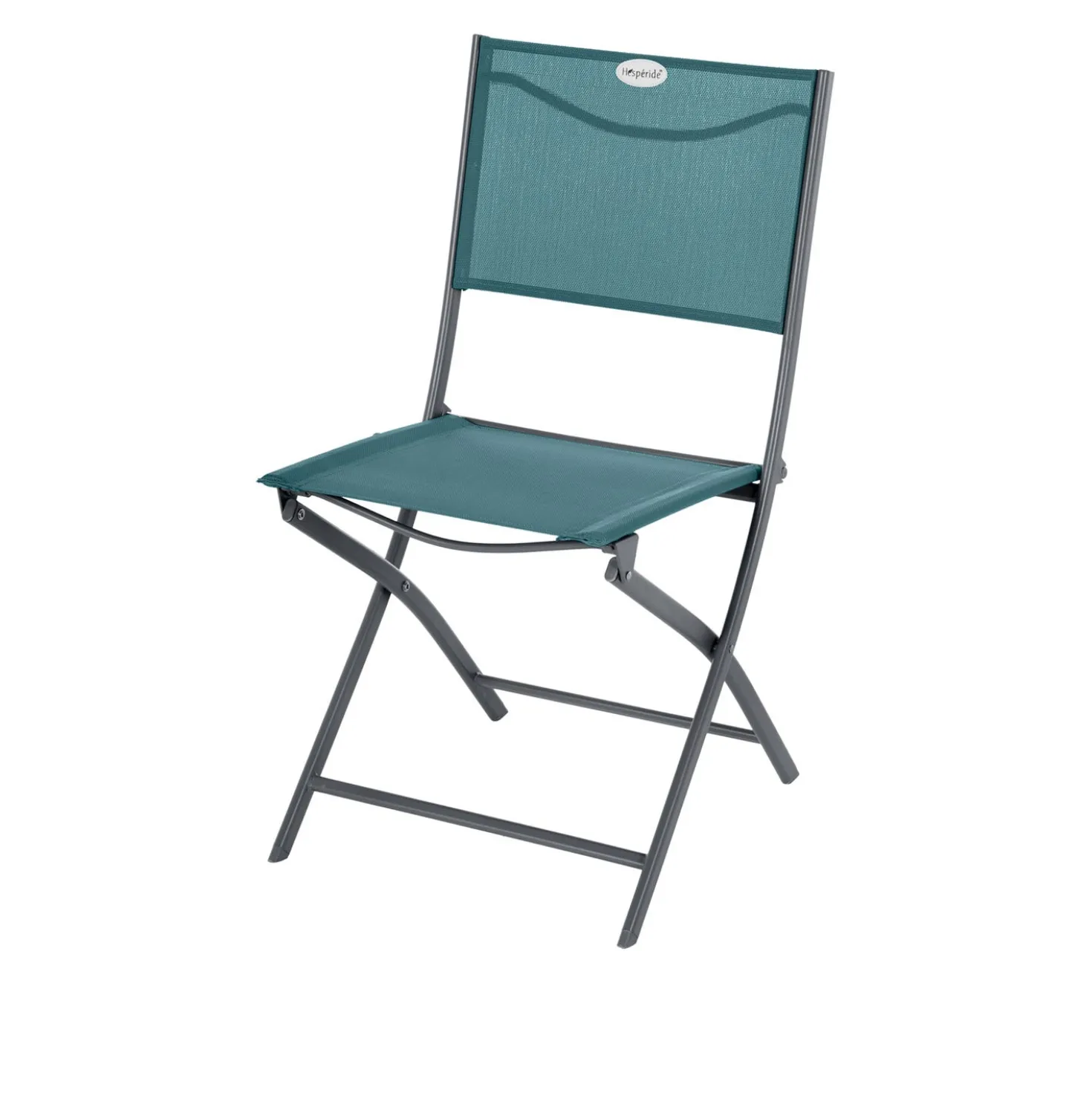 Sedia da giardino pieghevole Modula azzurra