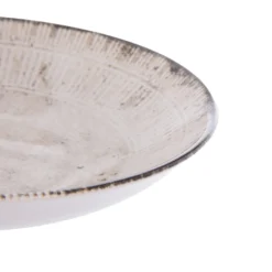Servizio 18 piatti ceramica beige Dymore