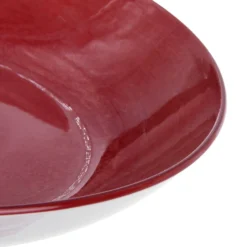 Servizio 18 piatti porcellana Ariel rosso