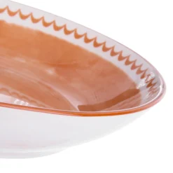 Servizio 12 piatti porcellana Oretha rosso