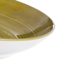 Servizio 12 piatti porcellana Virella verde