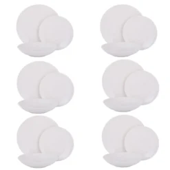 Servizio 18 piatti terracotta crema Style