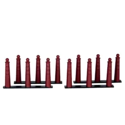 Set 4 Amsterdammertje Lemax decorazione Natale