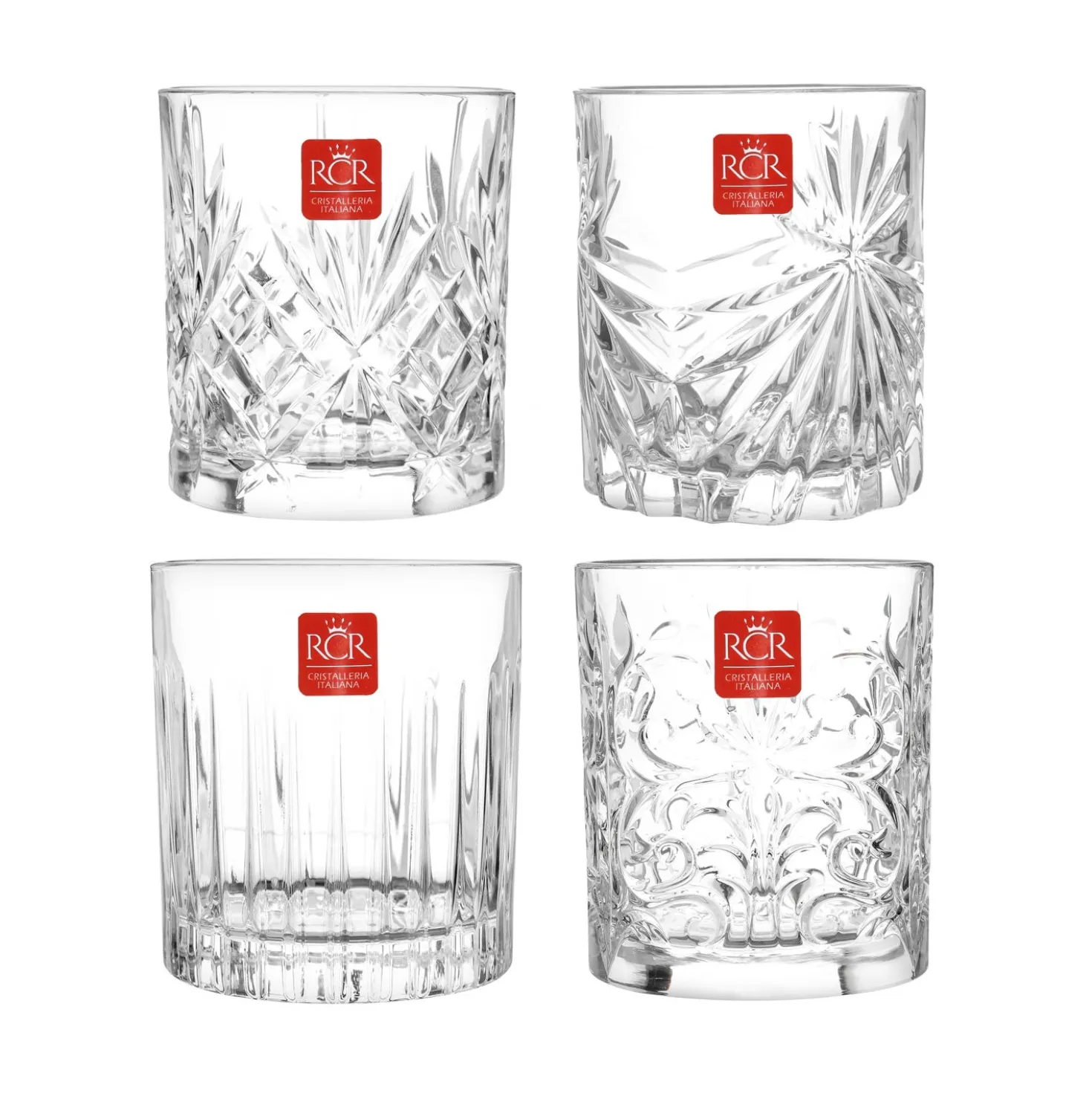 Set bicchieri Mixology per aperitivo in vetro, 4 pezzi