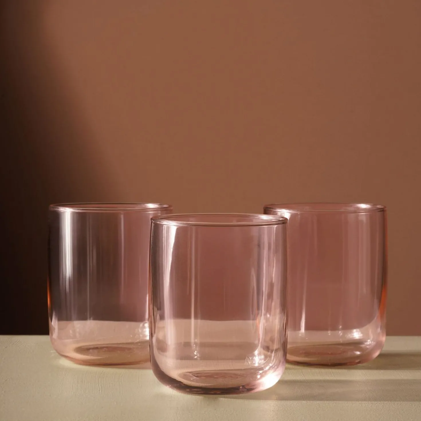 Set 6 bicchieri rosa 280 ml