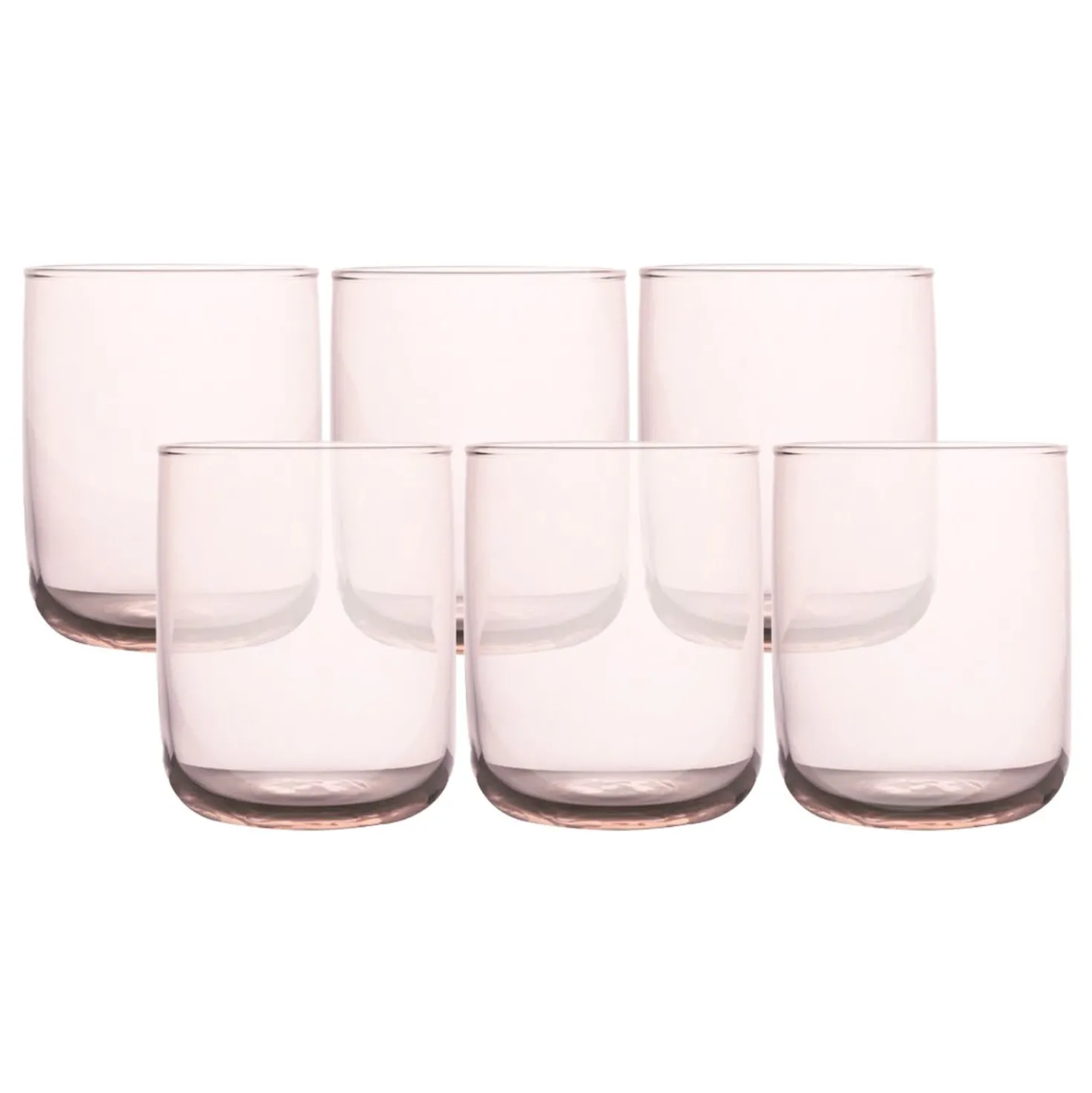 Set 6 bicchieri rosa 280 ml