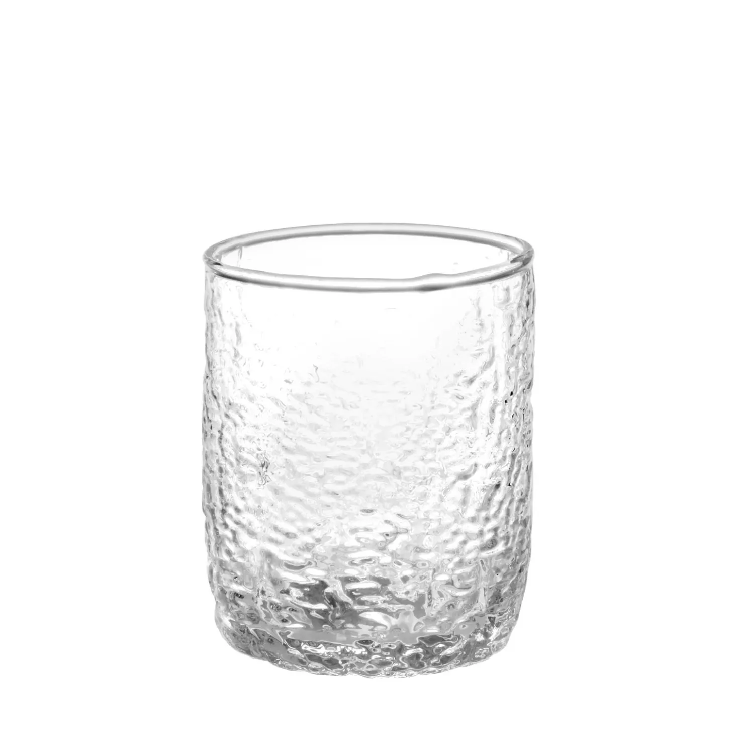 Set bicchieri trasparenti in vetro da 8 cm, 6 pezzi