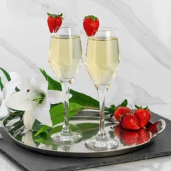 Set 6 calici spumante vetro 230 ml