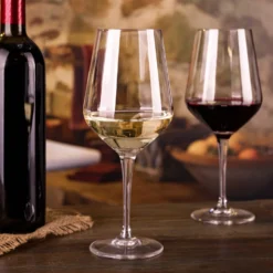 Set 6 calici Universale Io Vino in vetro cristallo