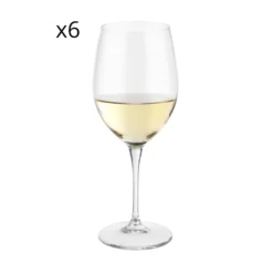 Set 6 calici Vermentino Io Vino in vetro cristallo