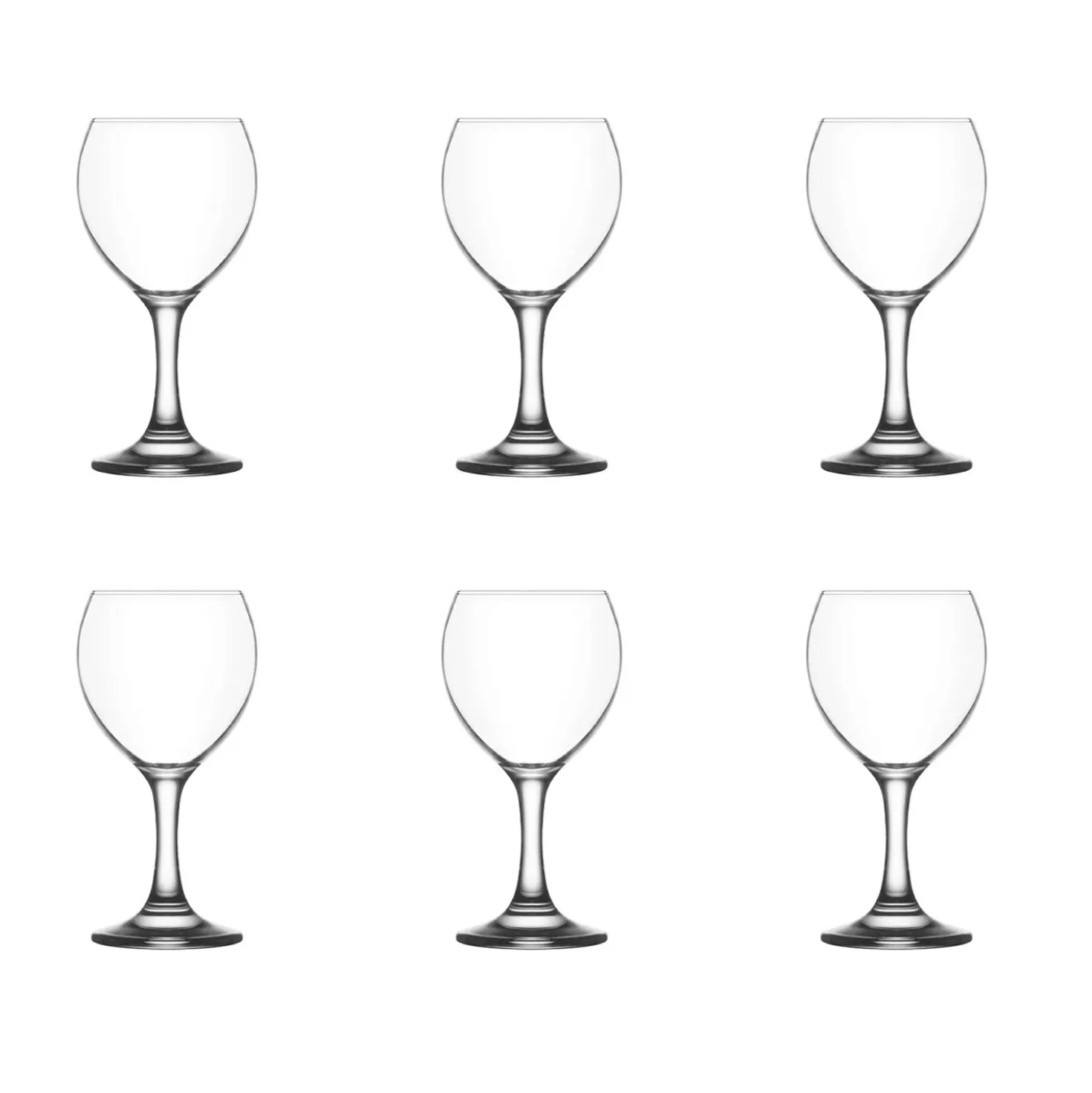 Set 6 calici vino rosso 210 ml LV