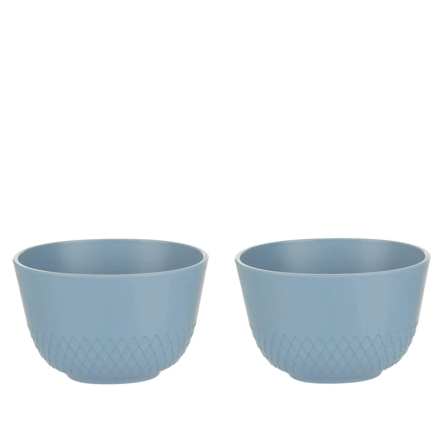 Set 2 ciotole in polipropilene 10 cm blu