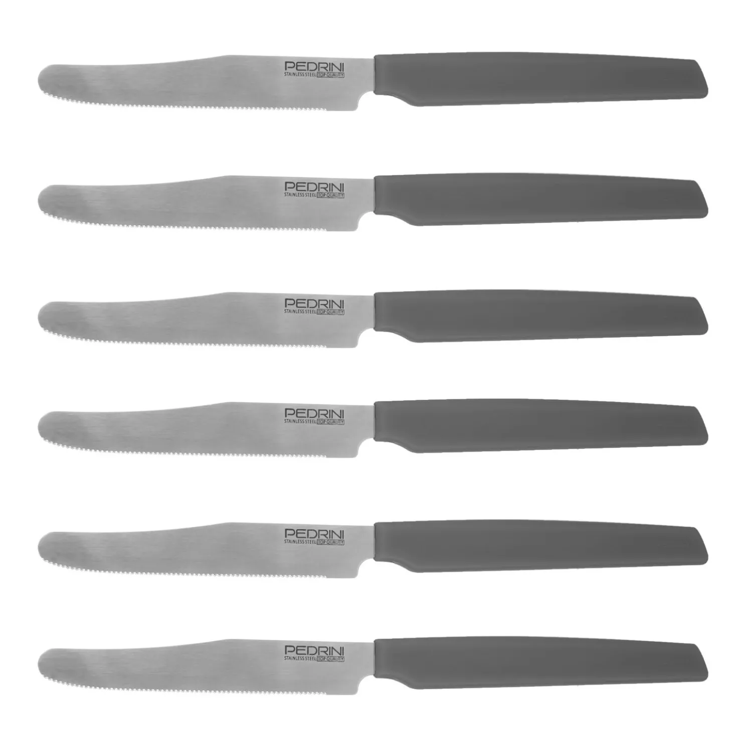 Set 6 coltelli antracite Active