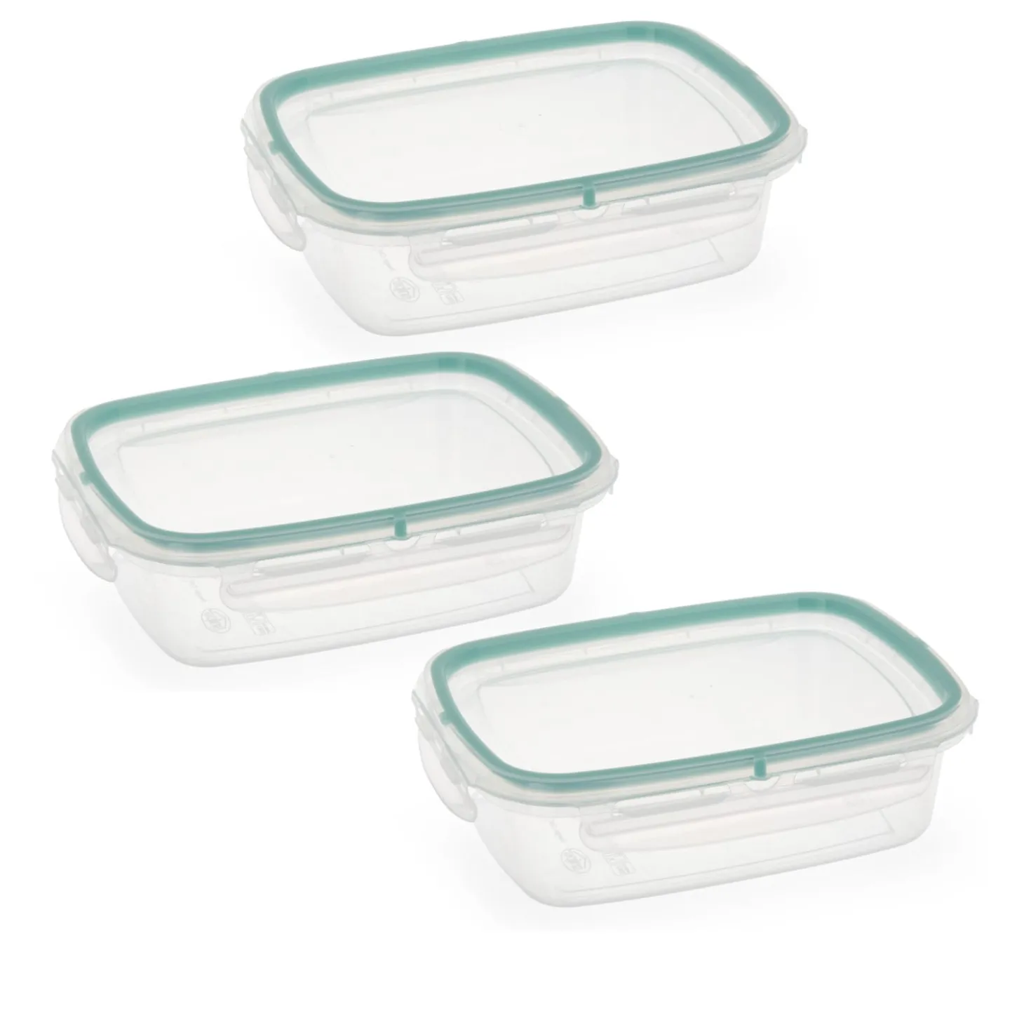 Set 3 contenitori rettangolari 0,6 L Snipslock Snips
