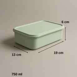 Set 6 contenitori verdi