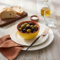 Set 6 forchettine nero e rosa gold Luxy