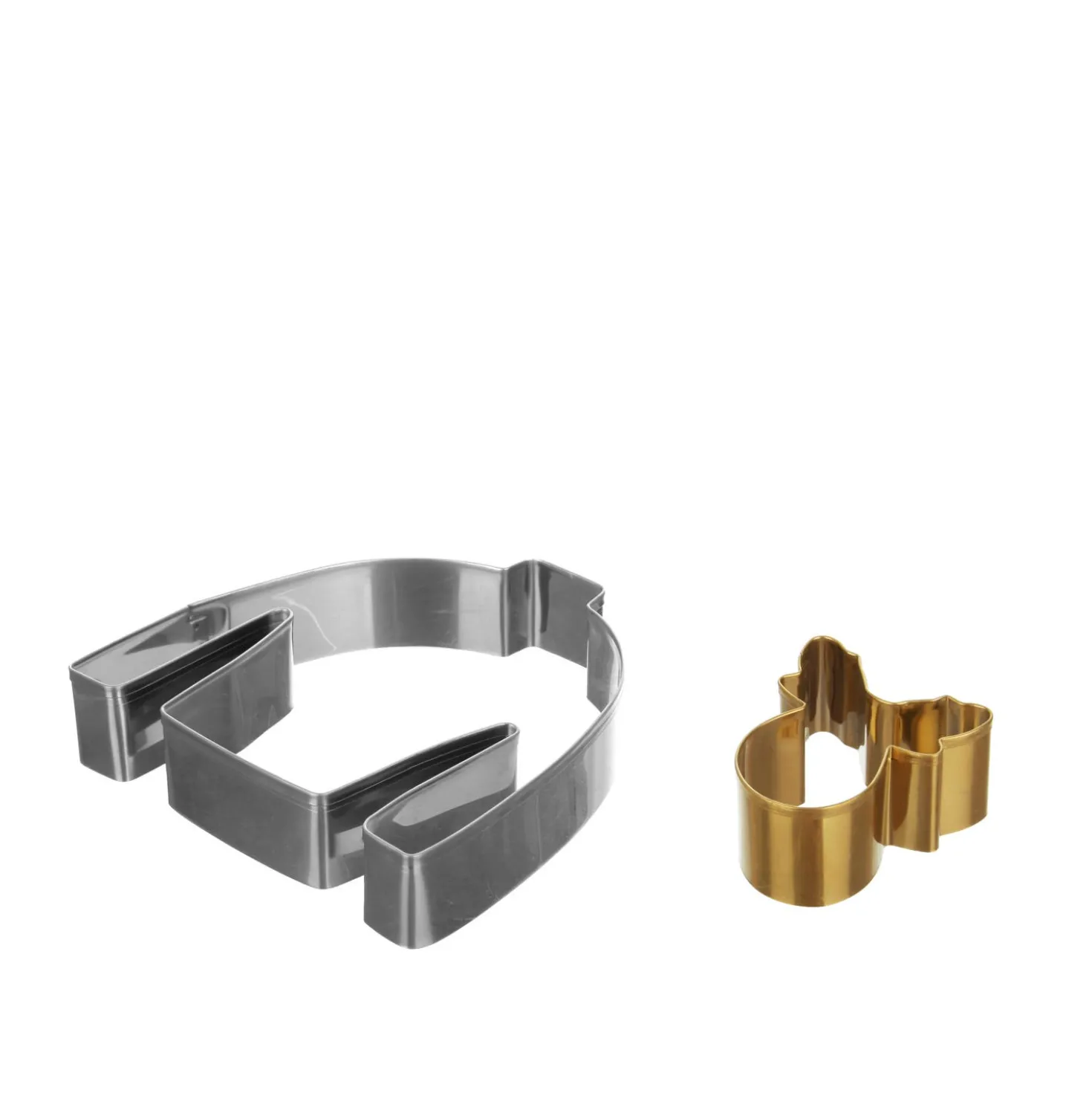 Set 2 formine tagliabiscotti Natale renna e maglione
