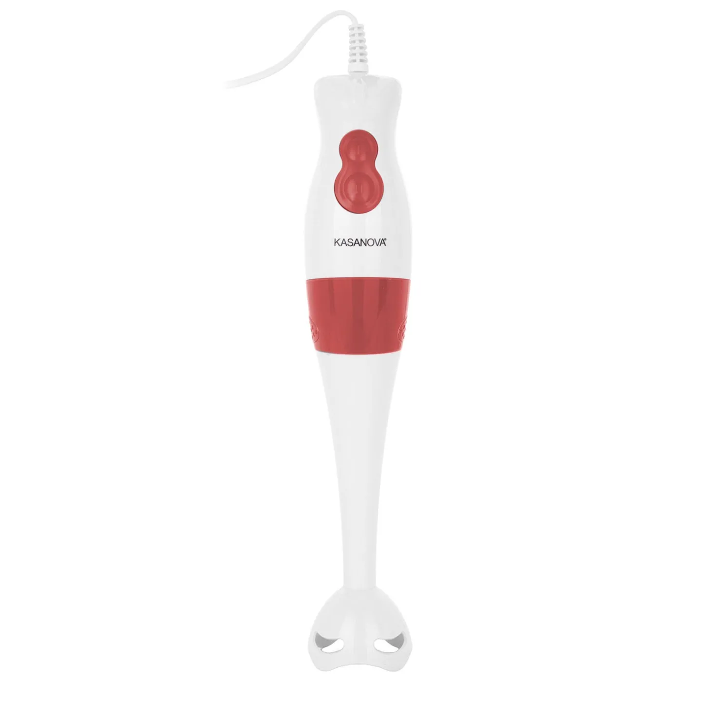 Set frullatore a immersione 3 in 1 rosso con stand