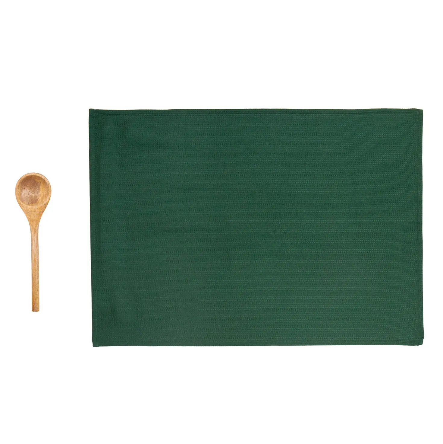 Set guanto, cucchiaio e strofinaccio agrifoglio