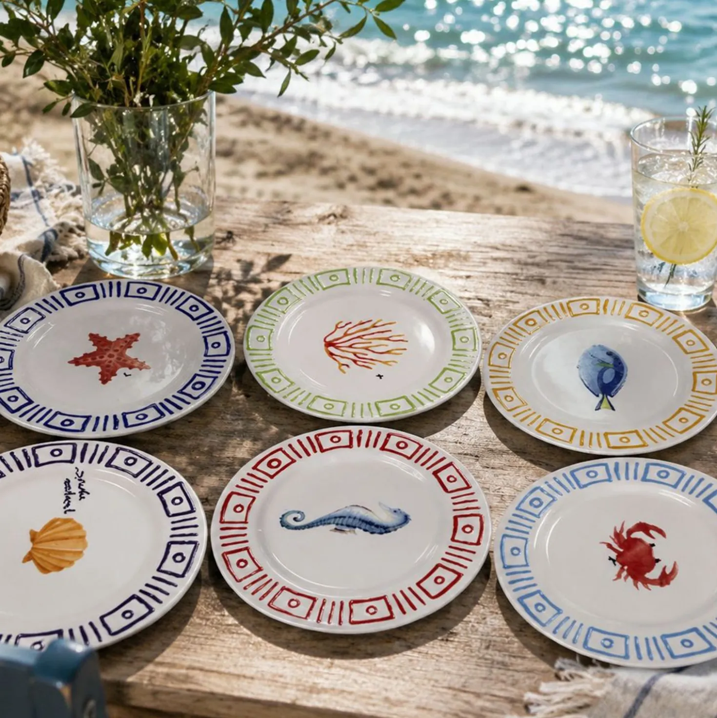 Set 6 iatti da dessert Estiva