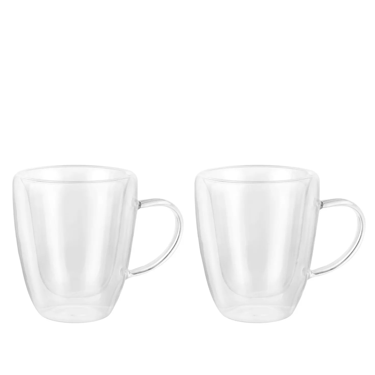 Set 2 mug 260 ml in vetro borosilicato