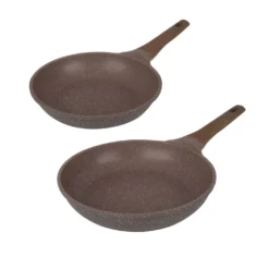 Set 2 padelle 22 e 26 cm antiaderente 0 grassi
