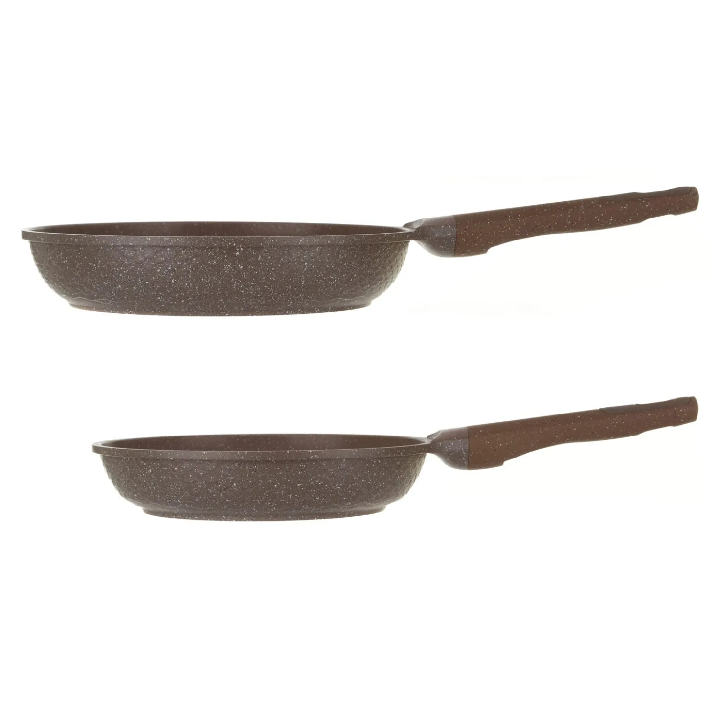 Set 2 padelle 22 e 26 cm antiaderente 0 grassi
