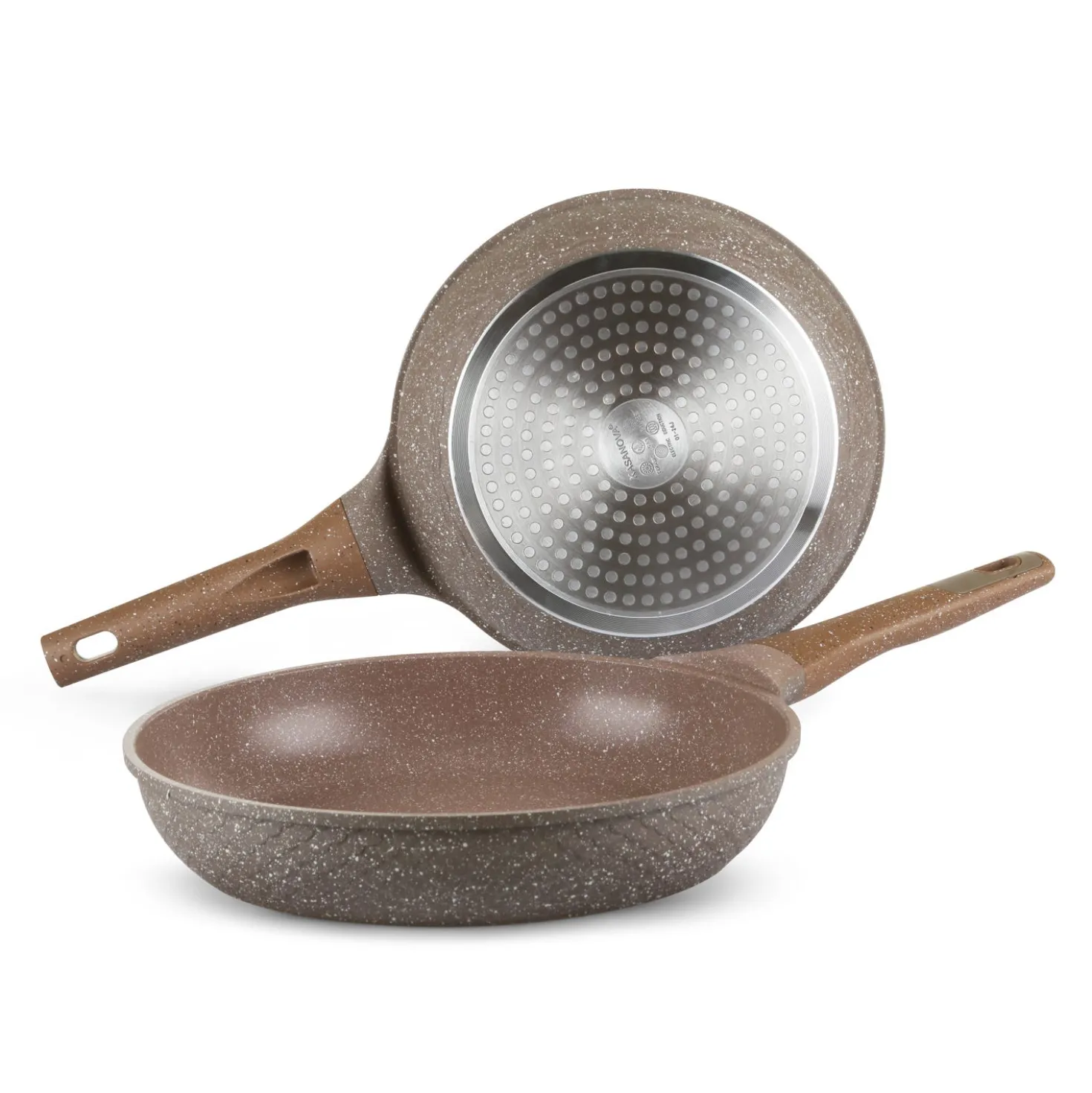 Set 2 padelle 22 e 26 cm antiaderente 0 grassi