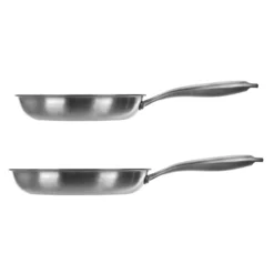 Set 2 padelle 22 e 26 cm a 3 strati Tri - ply