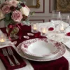 Set piatti Secret Garden da 18 pezzi in porcellana