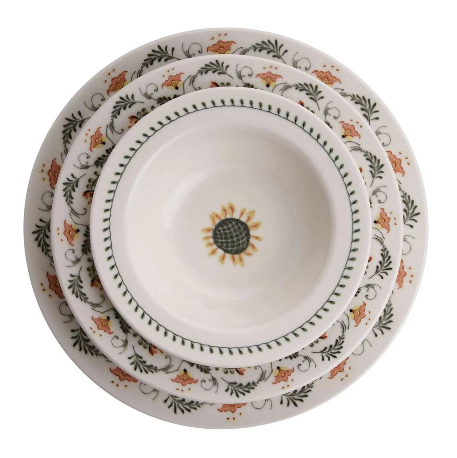 Set 24 piatti Sunflower