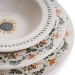 Set 24 piatti Sunflower