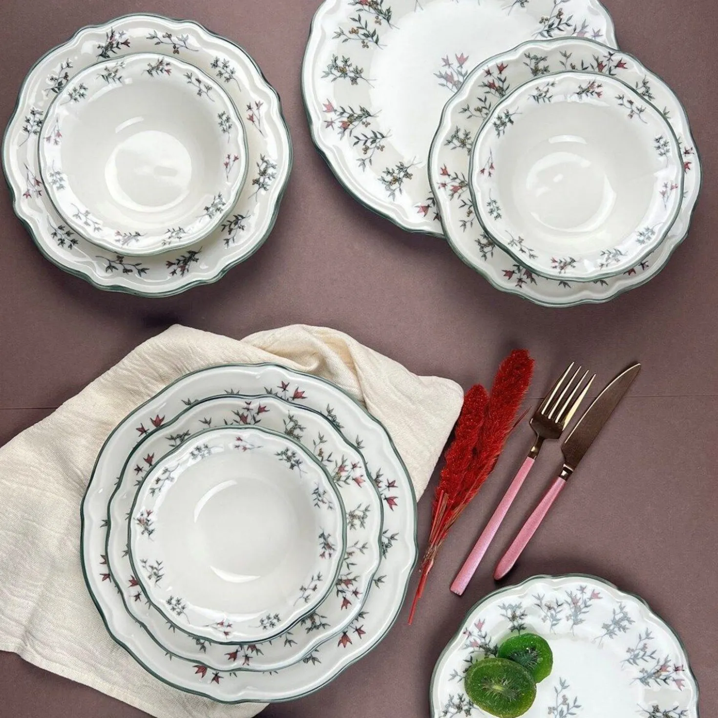 Set 24 piatti Terra