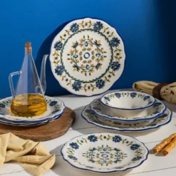 Set 24 piatti Tuscan bloom
