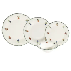 Set 24 piatti vintage rose