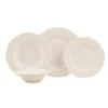 Set 24 piatti white flower