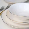 Set 24 piatti white gold