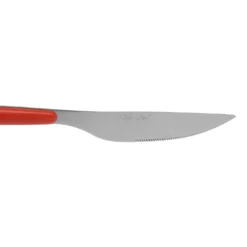 Set 16 posate acciaio inox manico arancione Marea