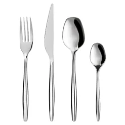 Set posate Gamma da 24 pezzi, in acciaio inox