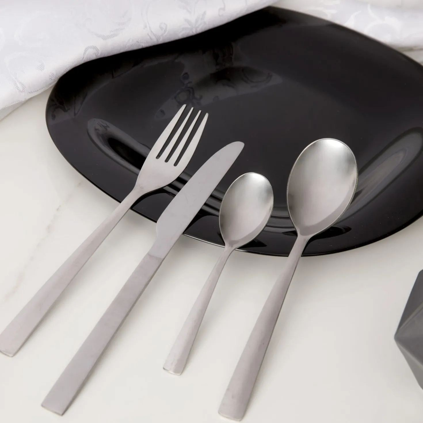 Set 24 posate in acciaio inox