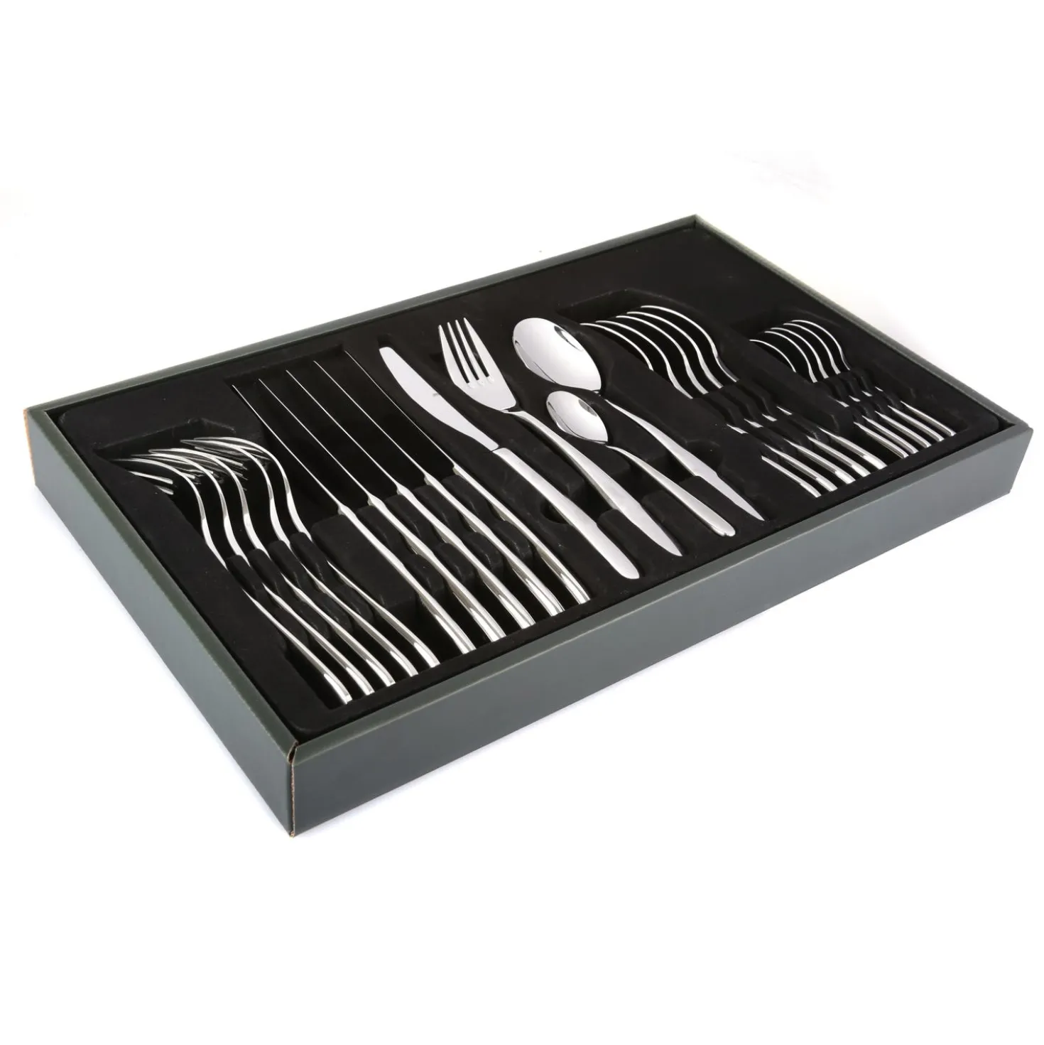 Set posate Omega da 24 pezzi, in acciaio inox