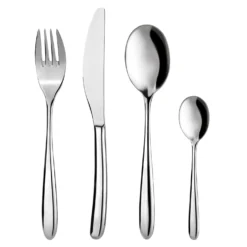 Set posate Omega da 24 pezzi, in acciaio inox