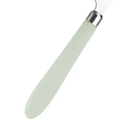 Set 24 posate Smooth in acciaio inox con manico menta